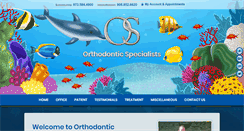 Desktop Screenshot of orthodonticspecialists.net