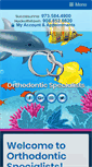 Mobile Screenshot of orthodonticspecialists.net